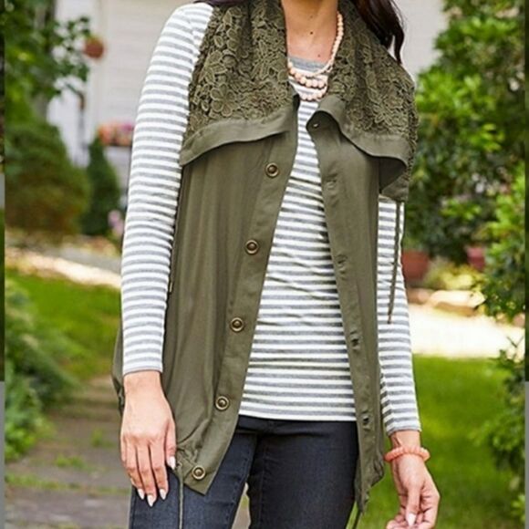 Matilda Jane Jackets & Blazers - Matilda Jane‎ ambitious you vest olive